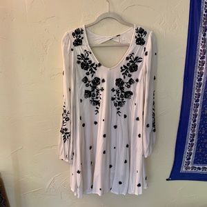 Free People 'Sweet Tennessee' Embroidered Minidress